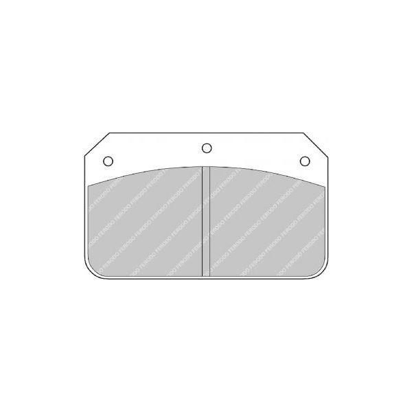 Pastilhas de travão Ferodo DS3000 Wilwood DynaliteArray
