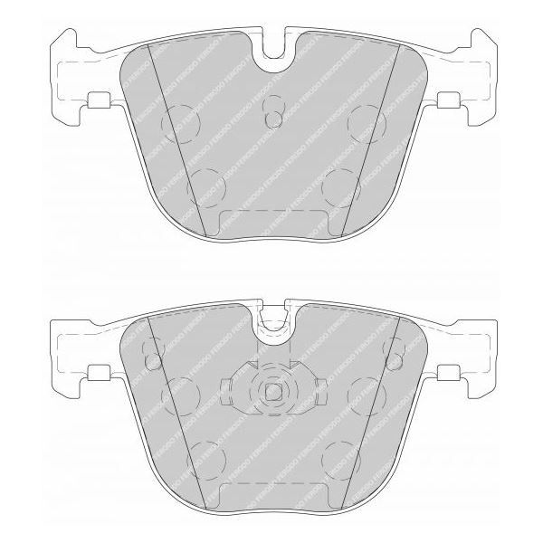 Pastilhas de travão traseiras Ferodo DS2500 Traseira BMW E63 / E64 / E66 / M3 E92Array