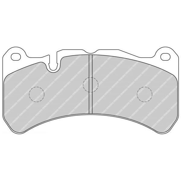 Pastillas de Freno Ferodo DS2500 Delanteras Subaru Impreza STI Brembo 6 PistonesArray