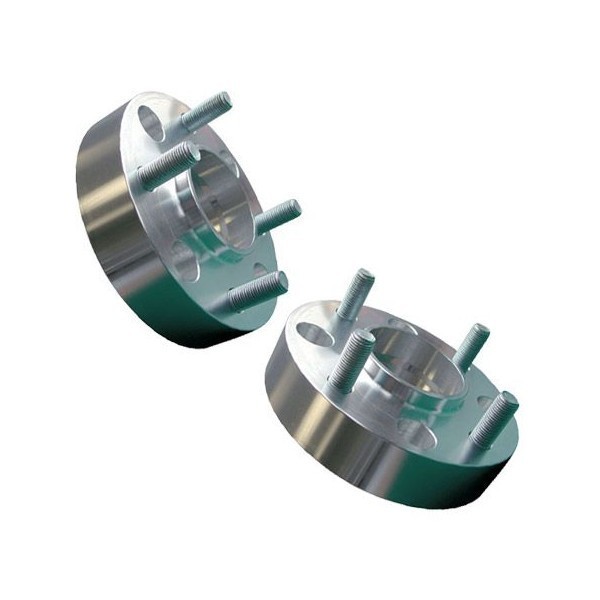Produktbild von Set 2 Stück, PCD 5x112, CB 66.5 | Schwarz, Aluminium