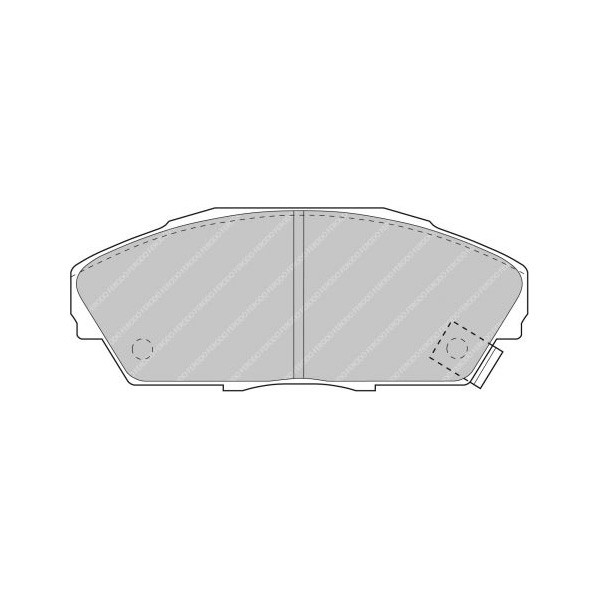 Pastilhas de travão Ferodo DS2500 Frente Honda Civic 1.6 VtecArray