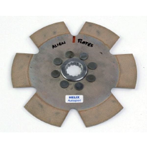 Disco de Embrague Metal Sinterizado Rígido Helix Mitsubishi Evo 7 Diámetro 240 25.4x23Array