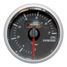 Manómetro Prosport Presión Aceite Diámetro 52mm 0 - 7 Bares + Sonda