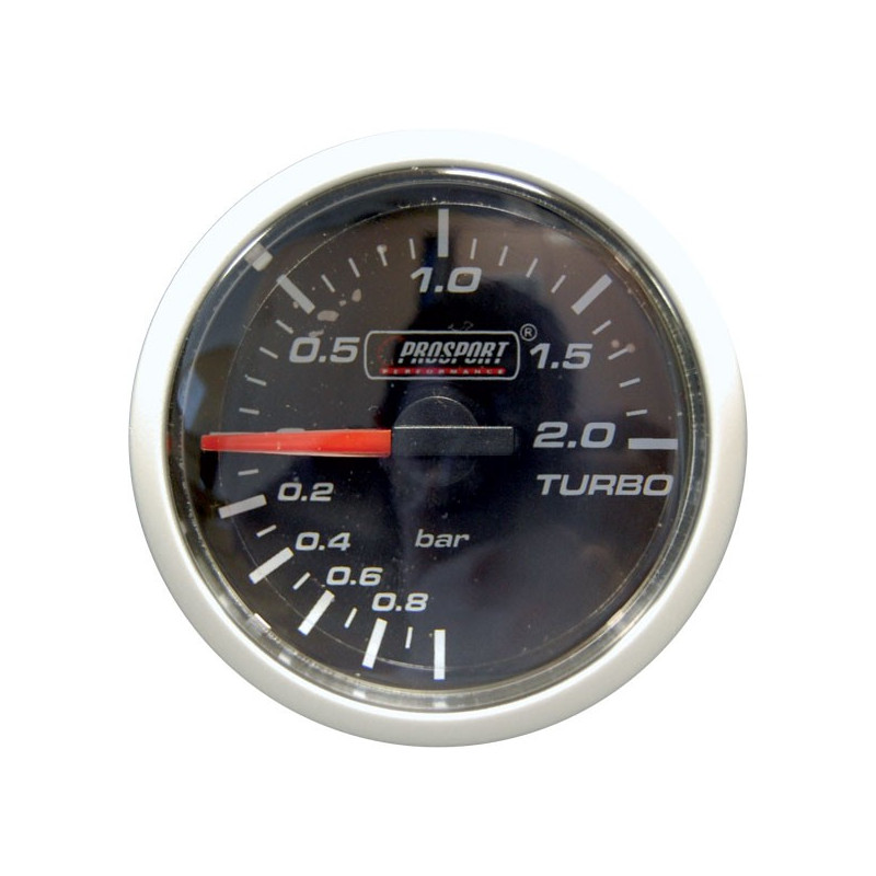 Manómetro de pressão Prosport Turbo Pressão 52mm Diâmetro -1 - +2 BarrasArray