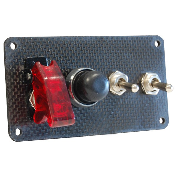 Starter Pack 2 Acessórios Look Interruptores de placa em carbono + botões de pressãoArray