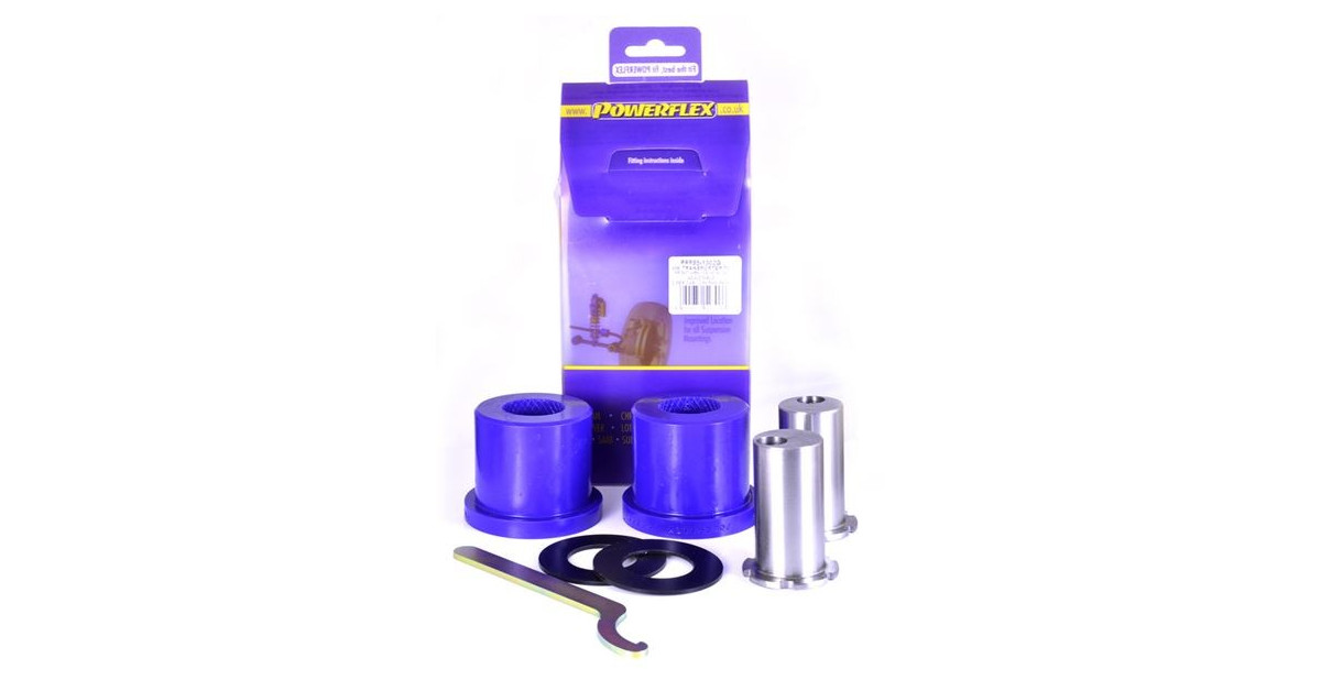 Braço traseiro Powerflex Silent-block, dianteiro, articulação traseira ajustável Volkswagen Transporter T5 (2 unid.)