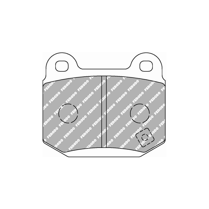 Pastilhas de travão Ferodo DS UNO Traseiro Subaru WRX / STI Depois de 2002Array