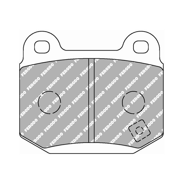 Pastilhas de travão Ferodo DS UNO Traseiro Subaru WRX / STI Depois de 2002Array