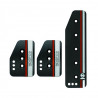 Kit 3 Pedales Sparco SETTANTA Negros BMW Pedal
