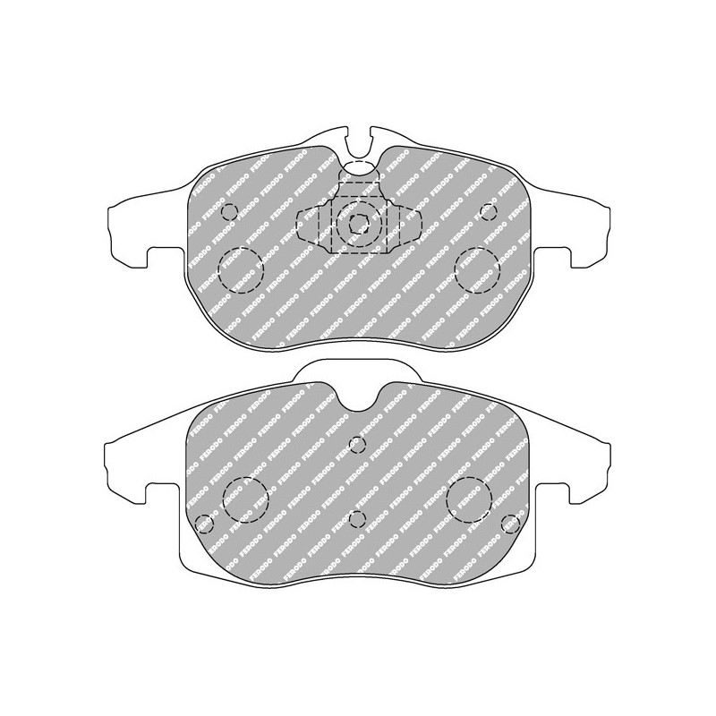 Pastillas de Freno FERODO DS2500 Delantero FIAT / OPEL / SAAB (ATE)Array