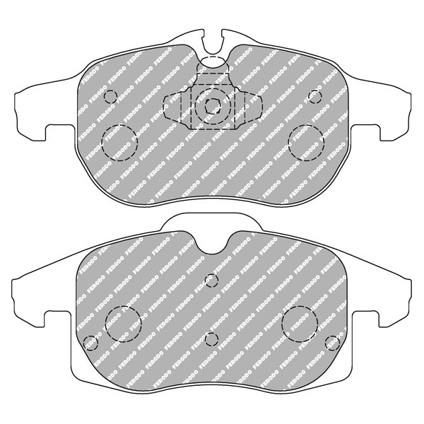 Pastilhas de travão FERODO DS2500 Frente FIAT / OPEL / SAAB (ATE)Array