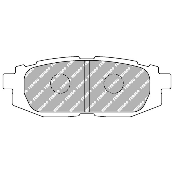 Pastilhas de travão FERODO DS2500 Traseira Subaru / ToyotaArray