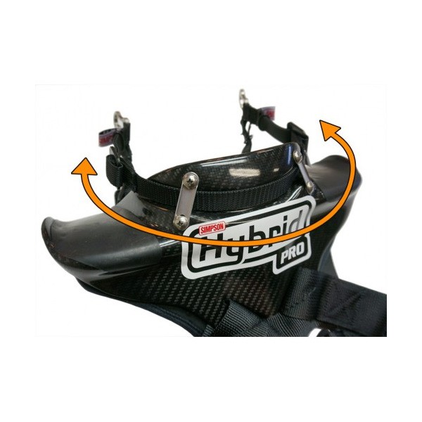 Sistema HYBRID SIMPSON PRO SLIDE LITE Clipes FIA Hans de libertação rápidaArray