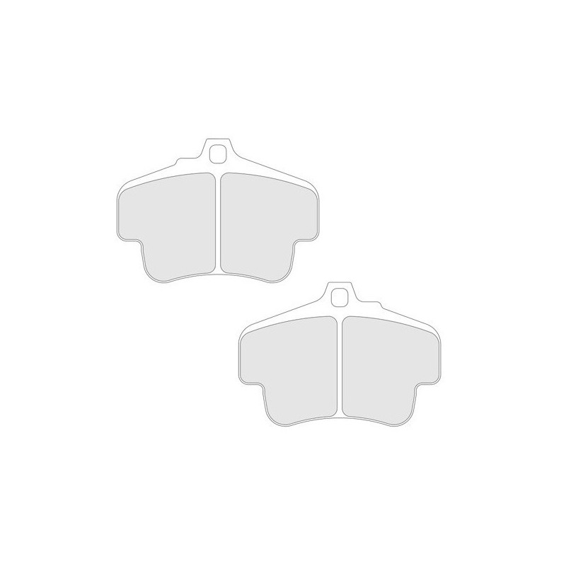 Pastilhas de travão Carbone Lorraine RC8R Frente PORSCHE 997 Carrera 2 / 4 CL BRAKESArray