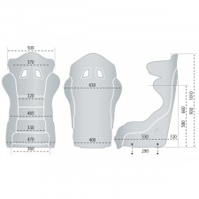 Asiento Baquet Sparco ADV SCX H Carbono FIA 8862-2009