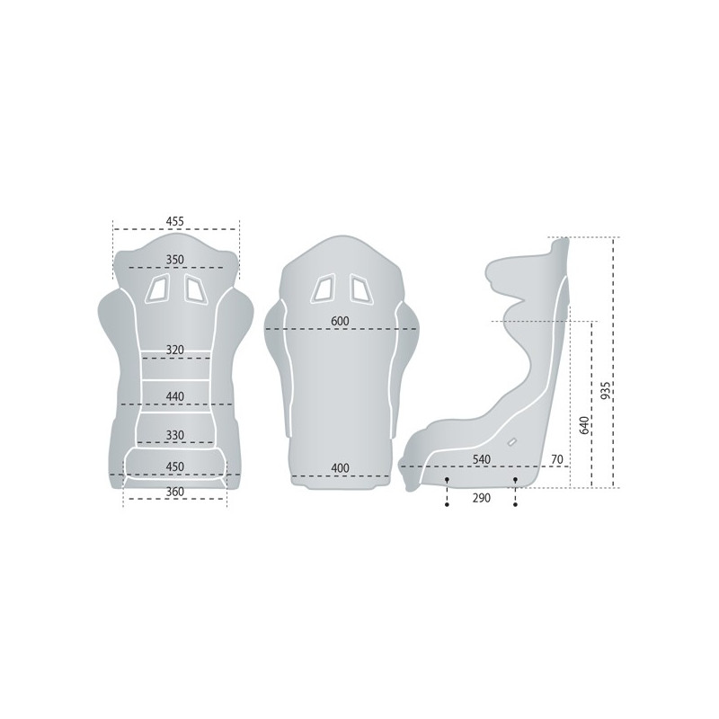 Bancos de balde Sparco ADV Elite Carbon FIA 8862-2009 2015Array