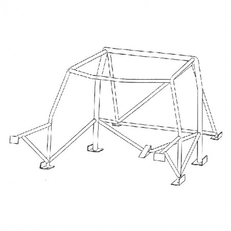 Arco de segurança Sparco Renault Clio 1.8 16V/2.0 16V 1991-1998