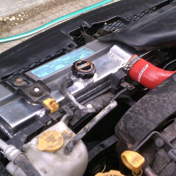 Radiador de água Alu Mishimoto Subaru Impreza WRX-STI 2001 a 2007Array