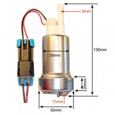 Bomba sumergida WALBRO Sola Mini 3b: 420L/h Máximo 8.3b: 516L/h