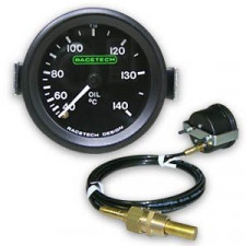 Manometro Racetech Temperatura Aceite 140° 52mm 1.78m Iluminado