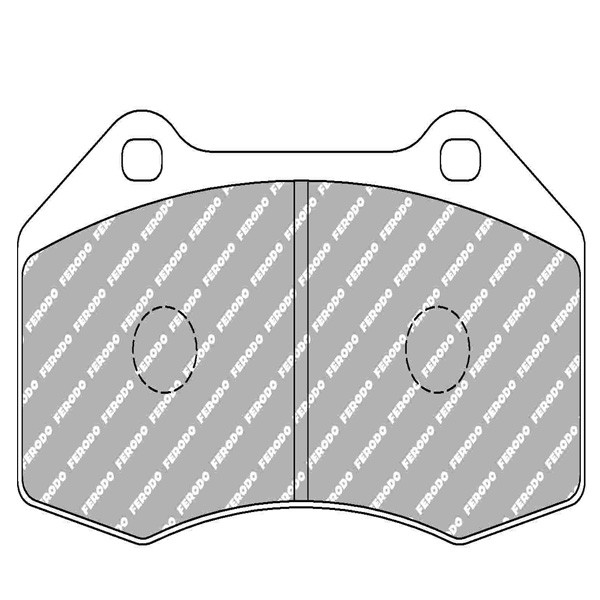Pastilhas de travão Ferodo DS1.11 Frente Renault Clio 3 RSArray