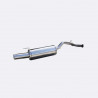 Terminal Escape inox Inoxcar Renault Clio 1 1.8 8V 93ch Antés 1998 1x80mm