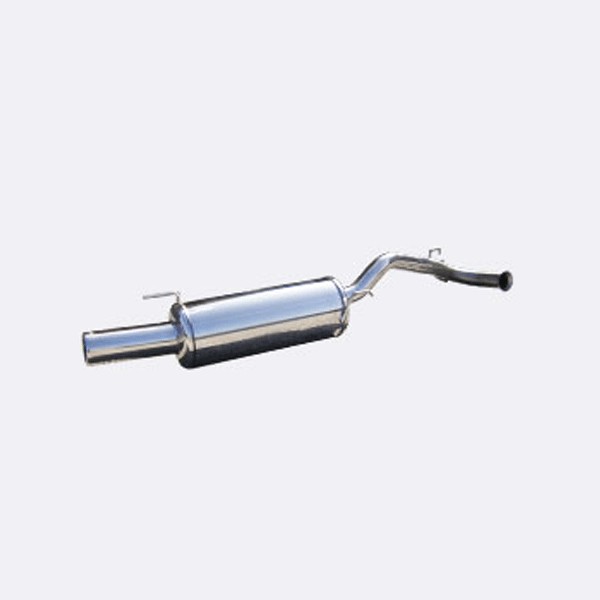 Sistema de escape em aço inoxidável Inoxcar Renault Clio 1 1.8 8V 93ch Antes 1998 1x80mmArray