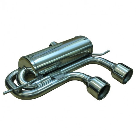 Terminal Escape Inox Inoxcar Volkswagen Golf 5 R32 250ch Después 2004 102mm