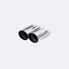 Terminal Escape Inox Inoxcar BMW E46 325i 2x76mm Racing
