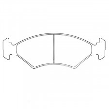 Pastillas de freno CL Brakes RC6 delantero FORD Escort MK3 1.6 RS 1600 Turbo de 82 hasta 86