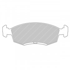 Pastilhas de travão dianteiras CL Brakes (Carbone Lorraine) Ford Escort Mk2 2000 RS