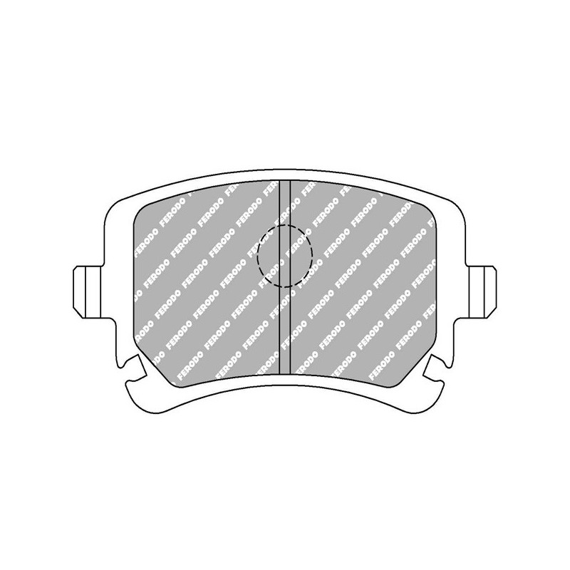 Pastilhas de travão Ferodo DS2500 Traseira AudiArray
