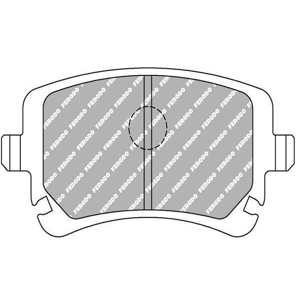 Pastillas de Freno Ferodo DS2500 Trasero AudiArray