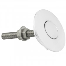 Push clip 31mm Longitud 55mm aluminio pulido