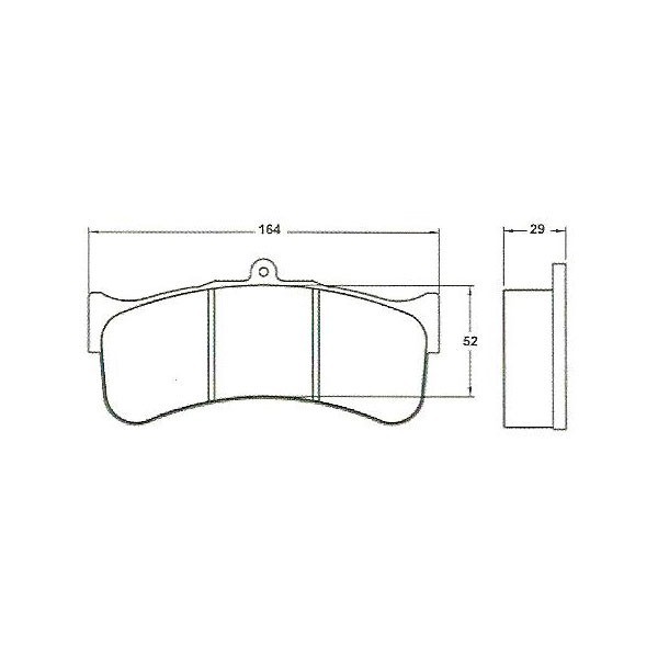 Pastilhas de travão PFC Brakes 7799.01 / 29 mmArray