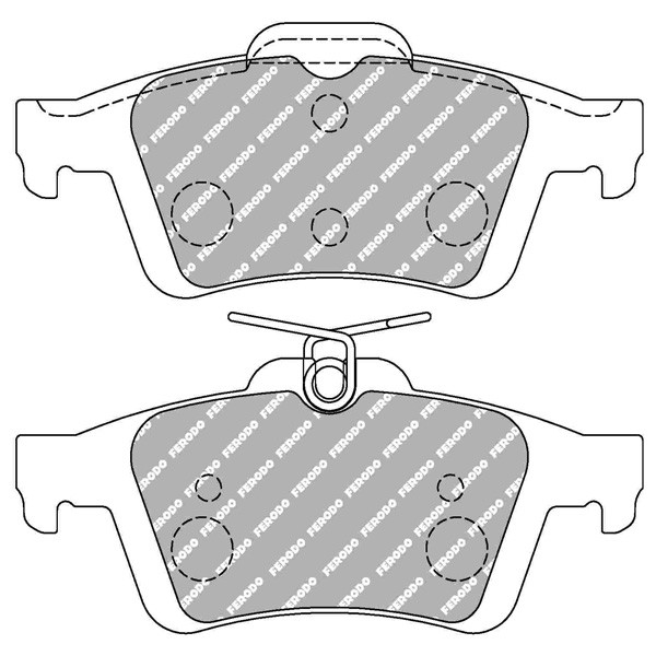 Pastilhas de travão Ferodo DS25 Traseira Mazda 3Array