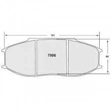 Pastillas de Freno PFC Delantero Renault RS 01