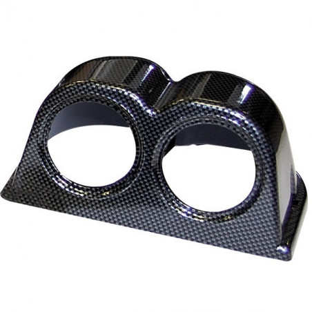 Soporte GT2i Race & Safety 2 manómetros look carbono