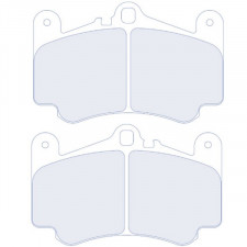 Pastillas de freno CL Brakes RC6 delantero Porsche 911 996 3.4 Carrera super cup 99-01