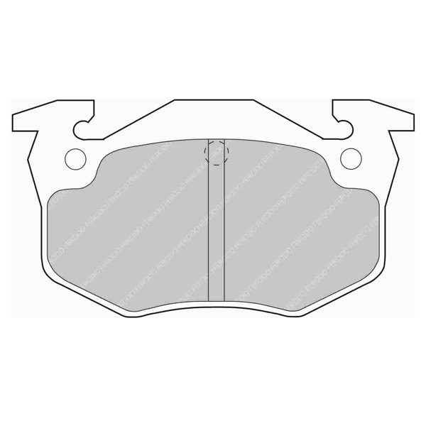 Ferodo DS Performance Pastillas de Freno Traseras Renault / PeugeotArray