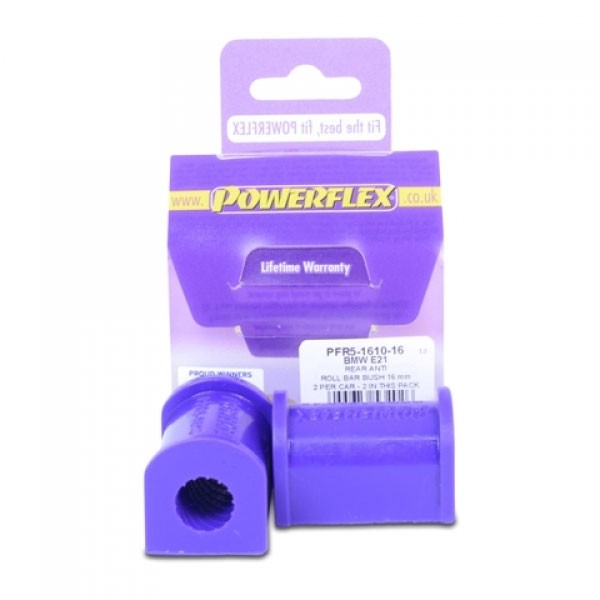 Silent Bloc Powerflex Barra Estabilizadora Trasera 16mm BMW E21 x2Array