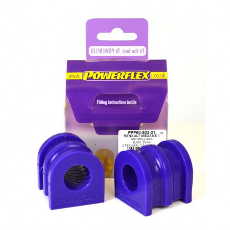 Silent Blocs POWERFLEX Estabilizadora Delantero 21mm Renault Mégane 2 RS 225 R26 (2 Piezas)