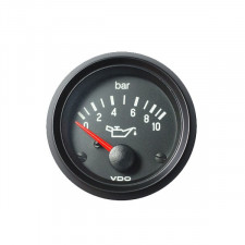 Manómetro Presión Aceite VDO Cockpit international 10 Bares 12V Diámetro 52 Interior