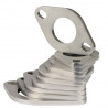 Flange de escape Powersprint 2 furos 70 mm