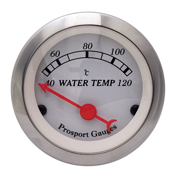 Manómetro Classic Temperatura de Agua Prosport 52mm 121°CArray