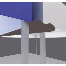 Calha da tenda GT2I 3M Preto