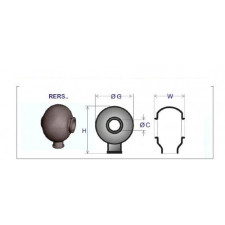 Protección de rótula guardapolvo Rodobal 51mm