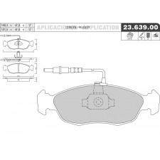 Pastillas de Freno Road & Sport Galfer 1045 PEUGEOT