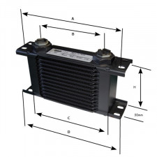 Radiador de óleo Setrab 16 filas M22x150