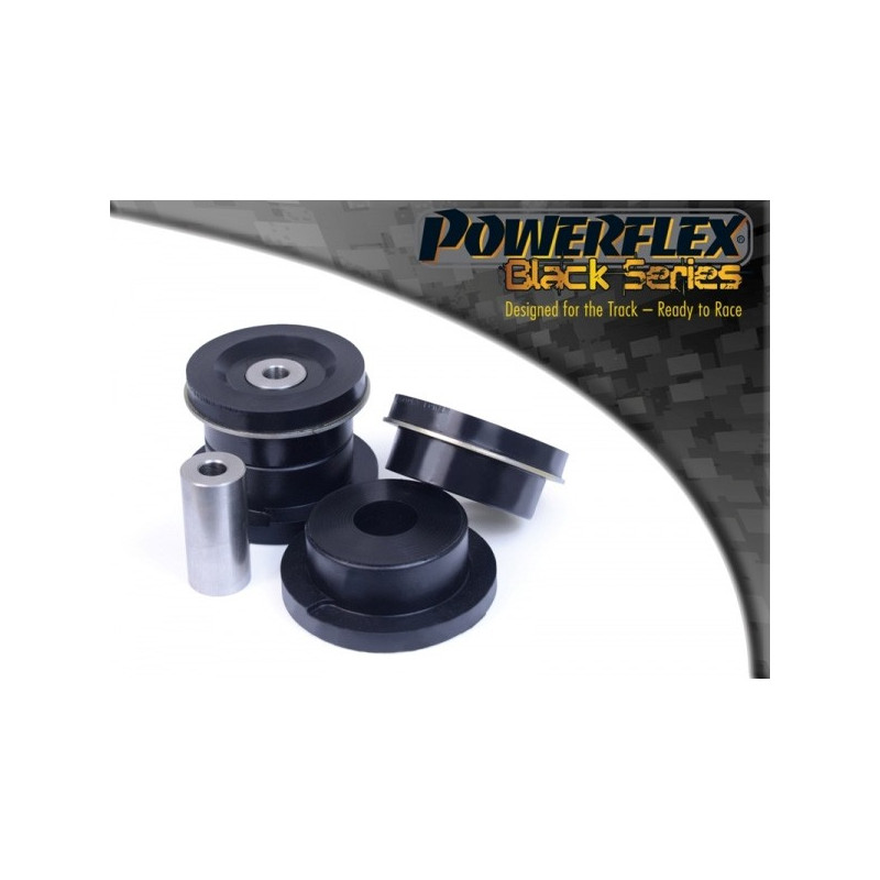 Suporte do eixo traseiro Silent-Block Powerflex Preto Suporte do eixo traseiro dianteiro BMW E46 M3Array